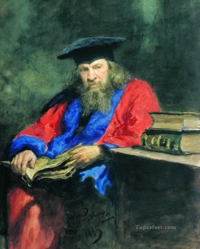  1885 Pintura - Retrato de Dmitry Mendeleev 1885 Ilya Repin